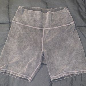 Aerie biker shorts, XL. Washed gray / charcoal color.